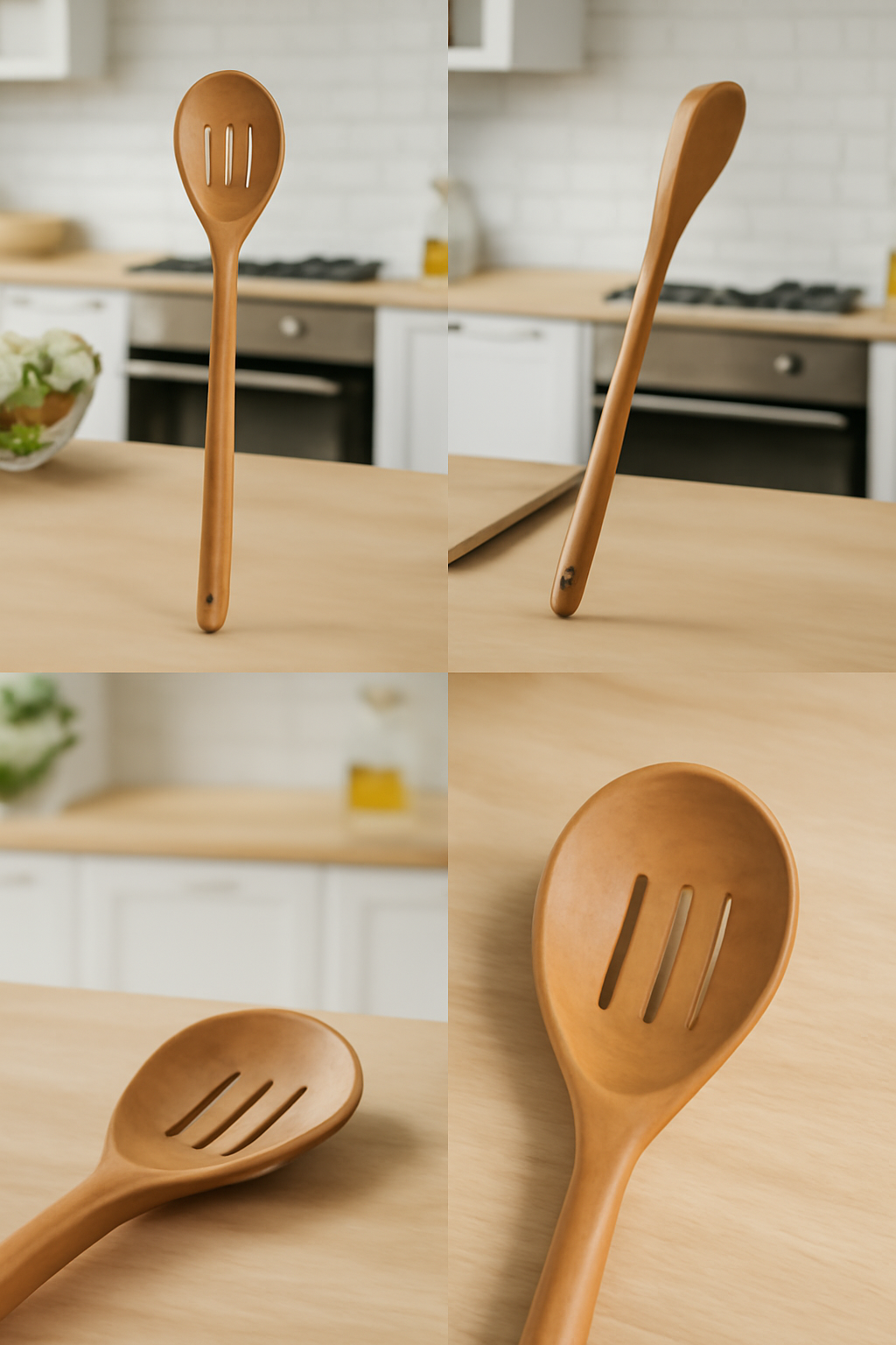 Slotted Wooden Spoon – Natural & Durable Cooking Tool